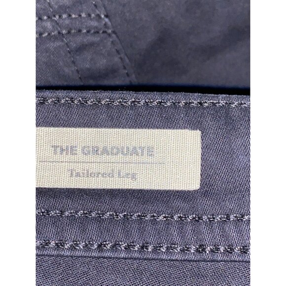 Men's Adriano Goldschmied The Graduate Tailored Leg Black Denim Jeans 40" x 32" - Picture 8 of 11